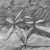 Pościel satynowa  ANDROMEDA - srebrna 160x200 z jaśkami pikowanie gwieździste gwiazdki